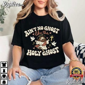 Ghost With Bible Spooky Season Funny Church Christian T Shirt (4)