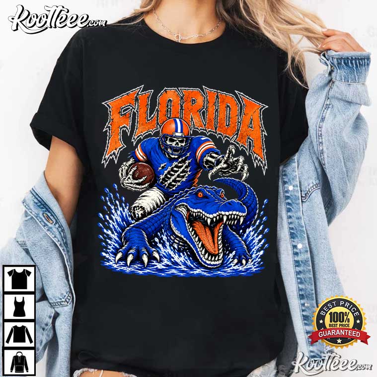 Vintage Florida Football College Game Day Sports T-Shirt