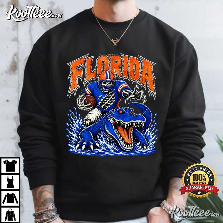 Vintage Florida Football College Game Day Sports T-Shirt