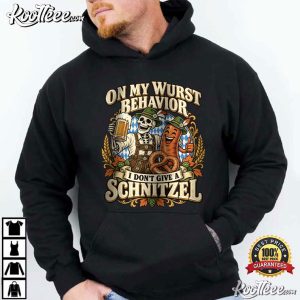 On My Wurst Behavior Funny Oktoberfest Beer Festival T Shirt (2)