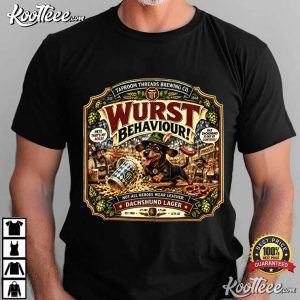 Oktoberfest Dachshund Vintage German Beer T Shirt (1)