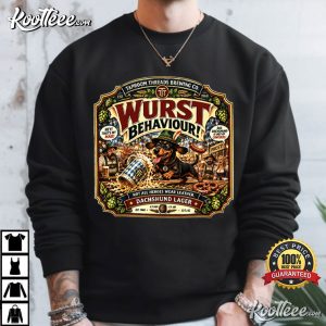 Oktoberfest Dachshund Vintage German Beer T Shirt (3)