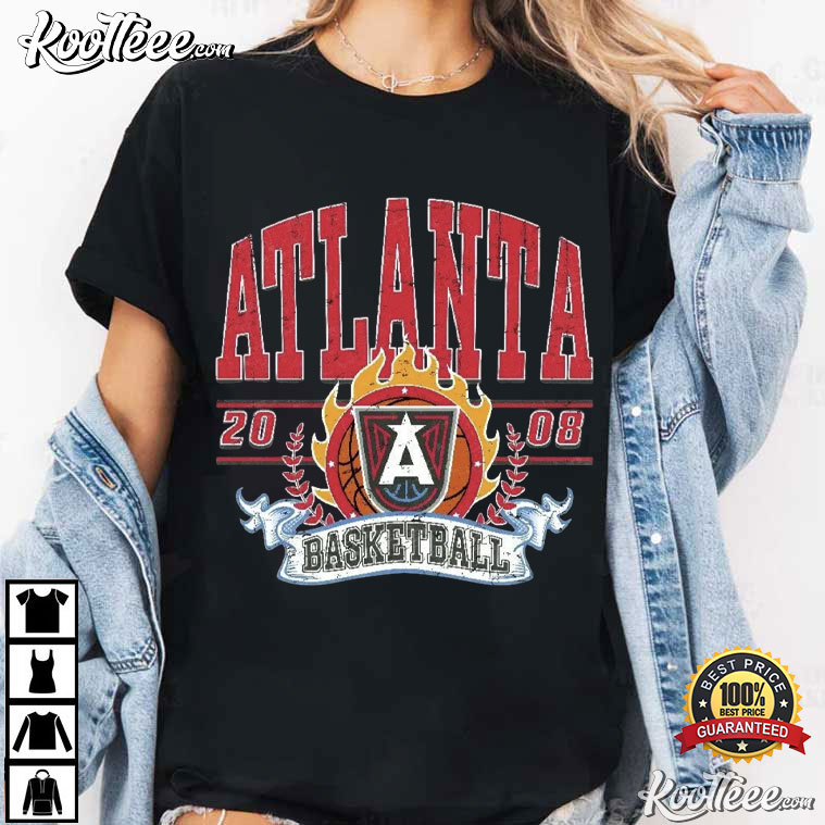 Vintage Atlanta Women's Basketball Sports T-Shirt Vintage Atlanta Women's Basketball Sports T-Shirt