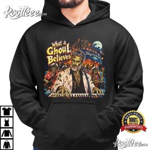 What A Ghoul Believes Halloween Funny Yacht Rock T-Shirt What A Ghoul Believes Halloween Funny Yacht Rock T Shirt (4)