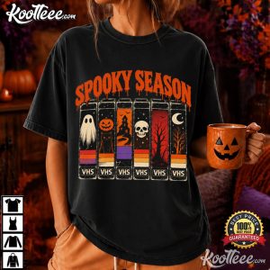 Halloween Black Cat Ghost Spooky Season Horror Movie T-Shirt Halloween Black Cat Ghost Spooky Season Horror Movie T Shirt (3)