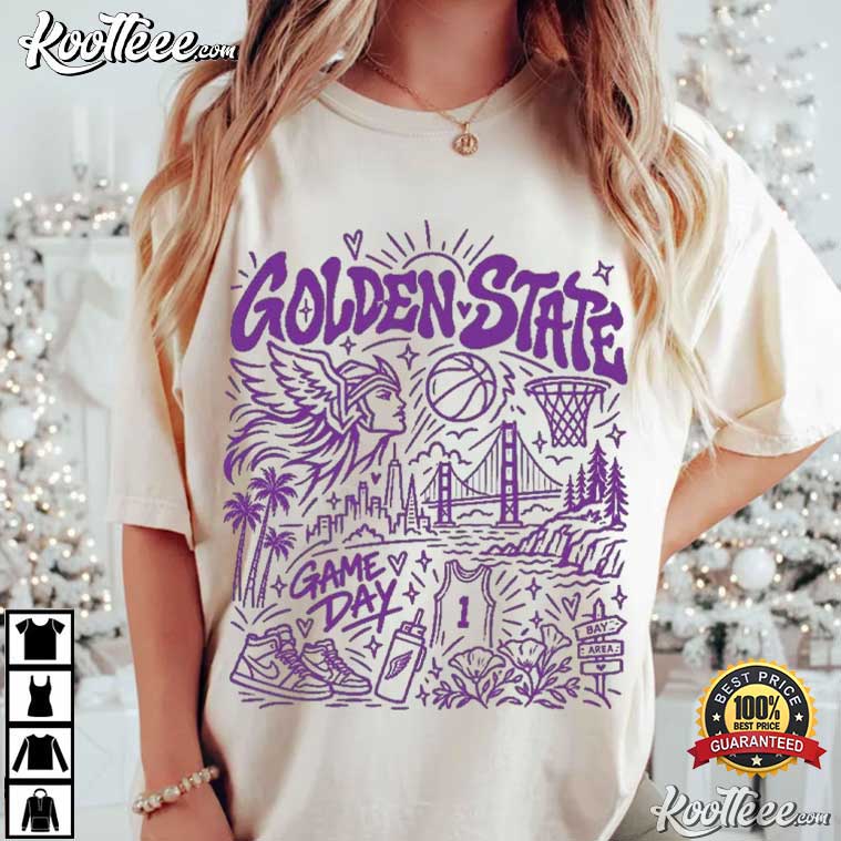 Golden State Doodle Women Basketball Game Day T-Shirt Golden State Doodle Women Basketball Game Day T-Shirt