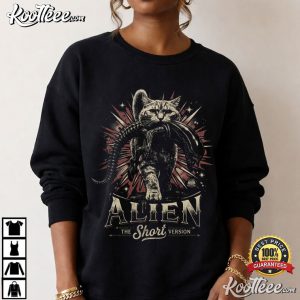Alien Cat Space Creature Cat Sci Fi Horror Parody T Shirt (2)