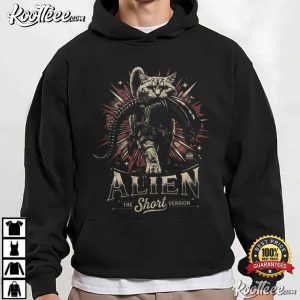 Alien Cat Space Creature Cat Sci Fi Horror Parody T Shirt (3)