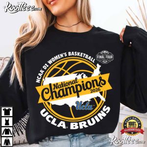 UCLA Bruins Women’s Basketball 2026 National Champs T-Shirt UCLA Bruins Women’s Basketball 2026 National Champs T Shirt (3)