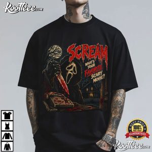 Ghostface Horror Movie Scream Halloween Scary Movie T Shirt (1)