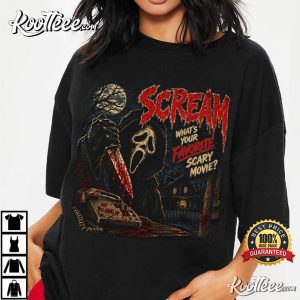 Ghostface Horror Movie Scream Halloween Scary Movie T-Shirt Ghostface Horror Movie Scream Halloween Scary Movie T Shirt (2)