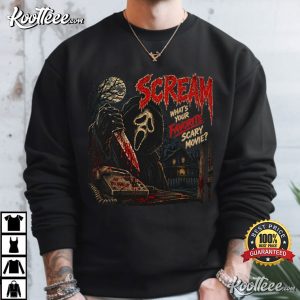 Ghostface Horror Movie Scream Halloween Scary Movie T-Shirt Ghostface Horror Movie Scream Halloween Scary Movie T Shirt (3)