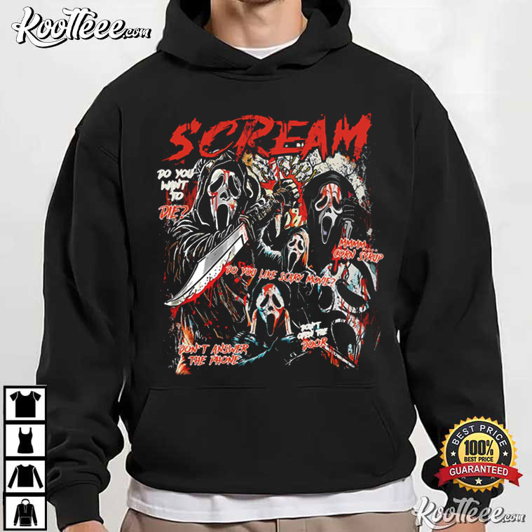 Scream Vintage Halloween Ghostface Horror Movie T-Shirt Scream Vintage Halloween Ghostface Horror Movie T-Shirt
