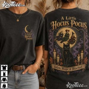 A Little Hocus Pocus Halloween Sanderson Sisters Witch T Shirt (2)