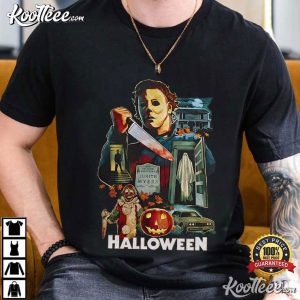 Michael Myers Halloween Vintage Horror Nights Slasher Movie T Shirt (1)