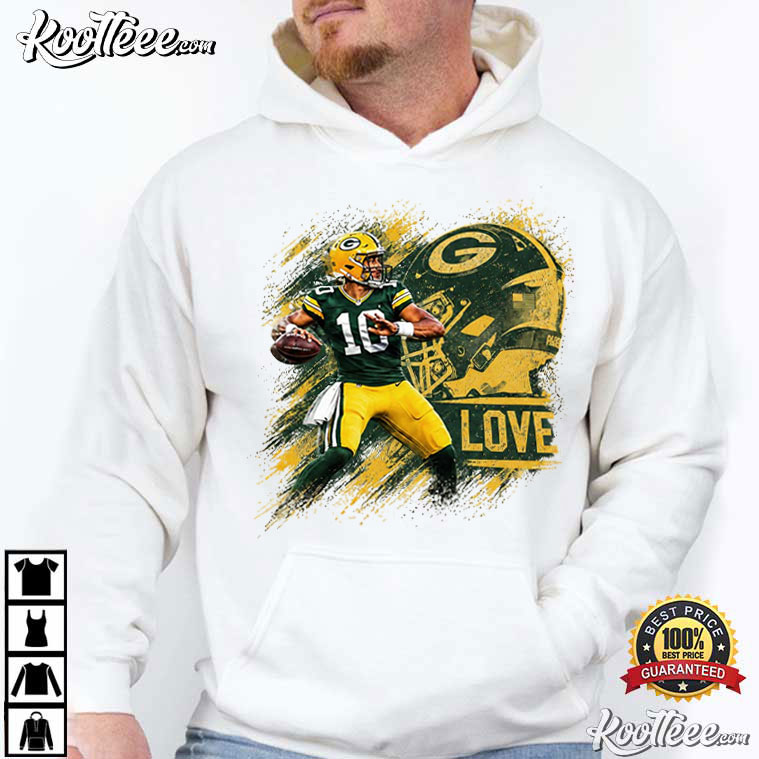 Jordan Love Number 10 Quarterback Wisconsin Football Game Day T-Shirt Jordan Love Number 10 Quarterback Wisconsin Football Game Day T-Shirt