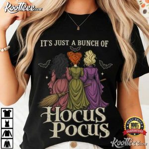 Halloween Hocus Pocus Portrait Selfie Sanderson Sisters T-Shirt