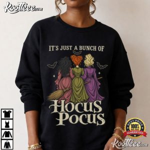 Halloween Hocus Pocus Portrait Selfie Sanderson Sisters T Shirt (1)