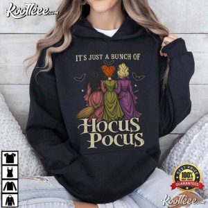 Halloween Hocus Pocus Portrait Selfie Sanderson Sisters T Shirt (2)