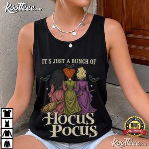 Halloween Hocus Pocus Portrait Selfie Sanderson Sisters T Shirt (3)