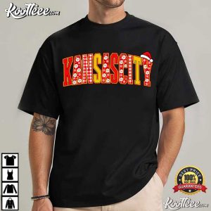 Kansas City Retro Football Christmas Game Day T Shirt (2)