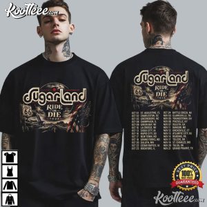 Sugarland Ride Or Die World Tour Band Fan Gift T Shirt (1)