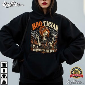 Halloween Boo-Tician Hair Stylist Skeleton Hairstylist T-Shirt Halloween Boo Tician Hair Stylist Skeleton Hairstylist T Shirt (4)
