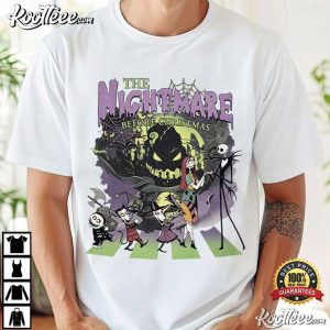 The Nightmare Before Christmas Jack Skellington Sally Halloween T Shirt (2)