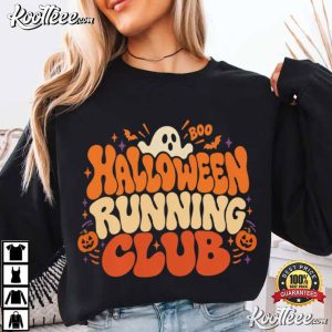 Halloween Running Club Runner Gift T-Shirt Halloween Running Club Runner Gift T Shirt (4)