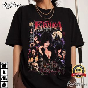 Elvira Mistress Of The Dark Movie Spooky Halloween T Shirt (1)