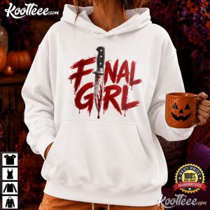 Final Girl Slasher Horror Bloody Knife T Shirt (2)