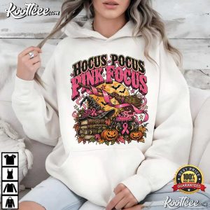 Hocus Pocus Pink Focus Halloween Breast Cancer Awareness T-Shirt Hocus Pocus Pink Focus Halloween Breast Cancer Awareness T Shirt (3)