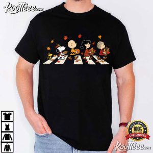 Thanksgiving Fall Autumn Harvest Cute Dog And Friends T Shirt (1)