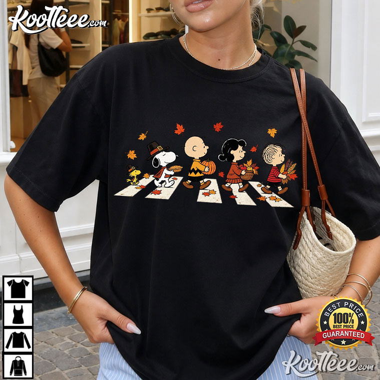 Thanksgiving Fall Autumn Harvest Cute Dog And Friends T-Shirt Thanksgiving Fall Autumn Harvest Cute Dog And Friends T-Shirt