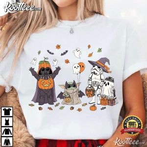 Star Wars Pumpkin Balloons Autumn Fall Vibes Halloween T Shirt (2)