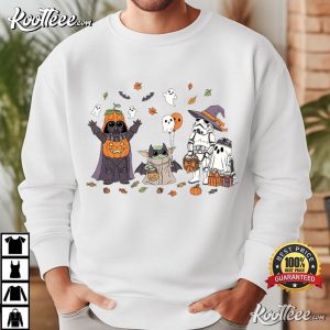 Star Wars Pumpkin Balloons Autumn Fall Vibes Halloween T Shirt (3)