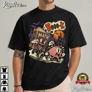 Booo K Halloween Funny Spooky Math Teacher T Shirt (1)