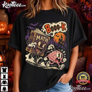 Booo K Halloween Funny Spooky Math Teacher T Shirt (2)