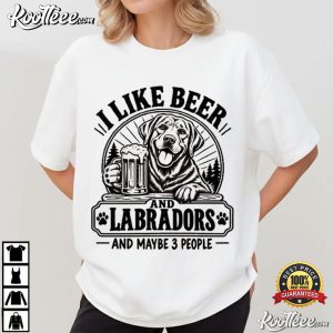 I Like Beer And Labradors Funny Dog Dad Beer Lover T-Shirt I Like Beer And Labradors Funny Dog Dad Beer Lover T Shirt (2)