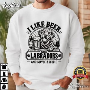 I Like Beer And Labradors Funny Dog Dad Beer Lover T-Shirt I Like Beer And Labradors Funny Dog Dad Beer Lover T Shirt (3)