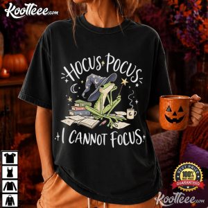 Mental Health Hocus Pocus I Cannot Focus Sarcastic Halloween T-Shirt Mental Health Hocus Pocus I Cannot Focus Sarcastic Halloween T Shirt (2)