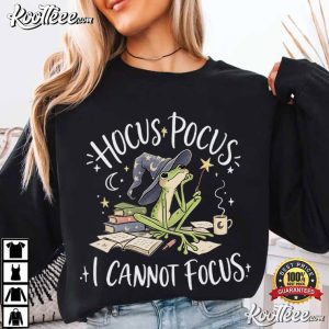 Mental Health Hocus Pocus I Cannot Focus Sarcastic Halloween T-Shirt Mental Health Hocus Pocus I Cannot Focus Sarcastic Halloween T Shirt (3)