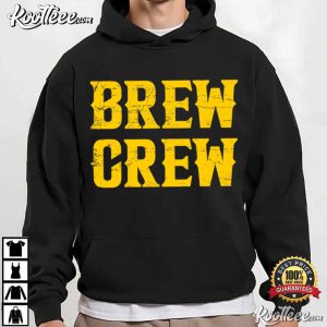 Milwaukee Brew Crew Throwback Baseball T-Shirt Milwaukee Brew Crew Throwback Baseball T Shirt (4)