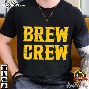 Milwaukee Brew Crew Throwback Baseball T Shirt (1)