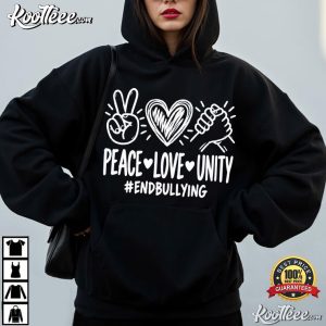Peace Love Unity Day Be Kind Anti Bullying Orange T-Shirt Peace Love Unity Day Be Kind Anti Bullying Orange T Shirt (2)