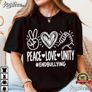 Peace Love Unity Day Be Kind Anti Bullying Orange T-Shirt Peace Love Unity Day Be Kind Anti Bullying Orange T Shirt (3)