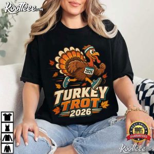 Turkey Trot 2026 Retro Running Thanksgiving 5K Runner Graphic T-Shirt Turkey Trot 2026 Retro Running Thanksgiving 5K Runner Graphic T Shirt (4)