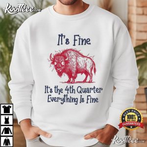 Buffalo Bills 4th Quarter Funny Game Day Red Bison T-Shirt Buffalo Bills 4th Quarter Funny Game Day Red Bison T Shirt (3)