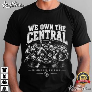 Milwaukee Brewers We Own The Central Vintage 90s Baseball T Shirt (4)
