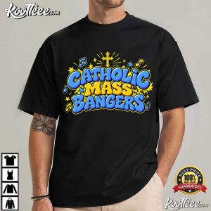 Catholic Mass Bangers Funny Catholic Church Christian Humor T Shirt (1)